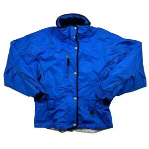 Obermeyer Ski Jacket Mens Blue Full Zip Winter Snowboard Coat Outerwear Top